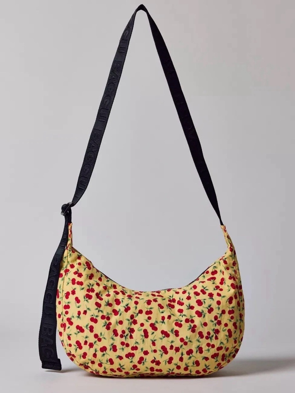 Baggu Medium Nylon Crescent Bag Cherry Land Limited Edition Crossbody New